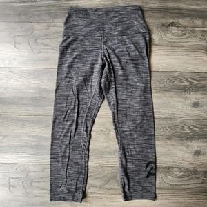 Lululemon Women’s Size 6 Gray Print High Waisted Align Peloton Legging